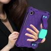 Kinderhülle für Samsung Galaxy Tab A9 8,7 Zoll SM-X110 X117 A11 8,7" SM-X130 X135 Waben-Armband Tablet-Abdeckung mit Tragegurt