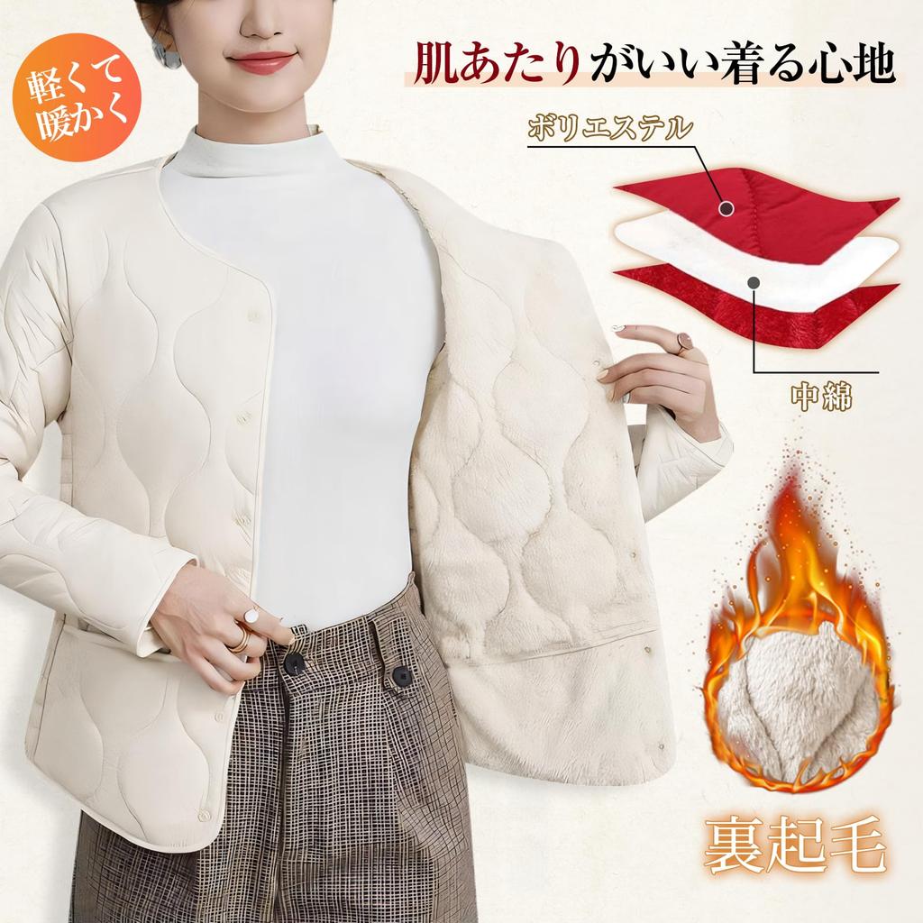 Kayiyasu Winter Down Quilted and Padded Slim Cold Weather Perfect for Commuting and Sizes Women's Jacket, Fur-Lined, Loungewear, Jacket, Fleece-Lined,