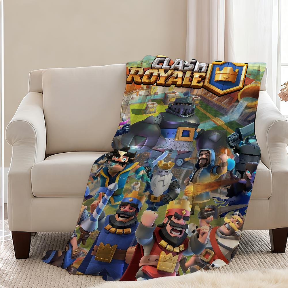 Video Decke Überwurf Super Spiel Gemütlich R-RoyaleS-ES Plüsch C-ClashS-ES Wohnzimmer Sofa Couch Kindliche Geburtstagsgeschenke