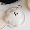 Sacs à dos Accessoire Fantôme 1/2/3 Pièces Halloween Porte-clés Peluche Pendentif, Ornement Blanc Peluche avec Chaîne de Perles, et Sacs à Main Accessoires Décoratifs Charme