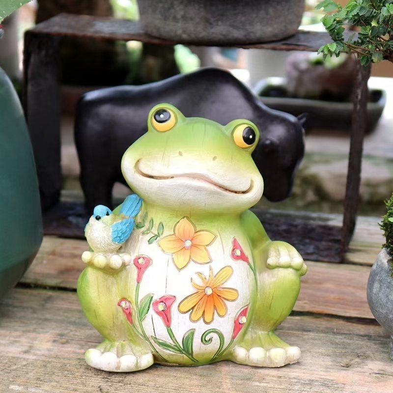 Solar-Powered Frog Garden Light – Cute Waterproof Decor for Outdoor Courtyards