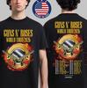 Guns N#039 Roses Welttournee 2026 Nordamerika Termine Zweiseitiges T-Shirt Unisex T-Shirt