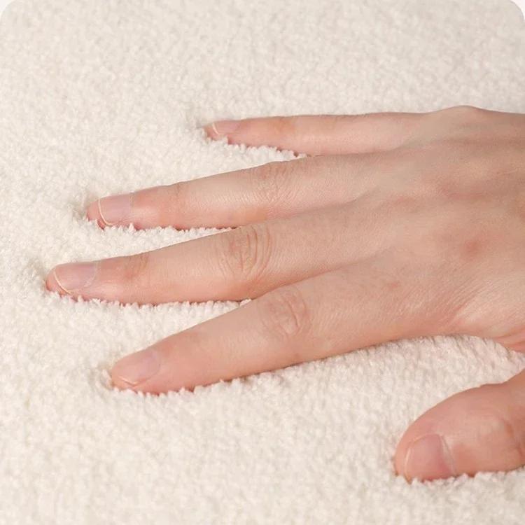 Fluffy Soft Bedroom Decoration Bedside Rug Nordic Style Carpets for Living Room Irregular Plush Floor Mat Washable Lounge Carpet