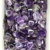10/30/50 PEZZI Forma di Cuore AMORE 20MM Cristallo Naturale Ametista Agata Minerale Irregolare Pietra Curativa Ghiaia Decorazione per la Casa