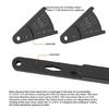Professional Cycling Chain Checking Tool Accuracy Engineered Aluminum Alloy Wear Gauge for Efficiency Cycling Accessorie