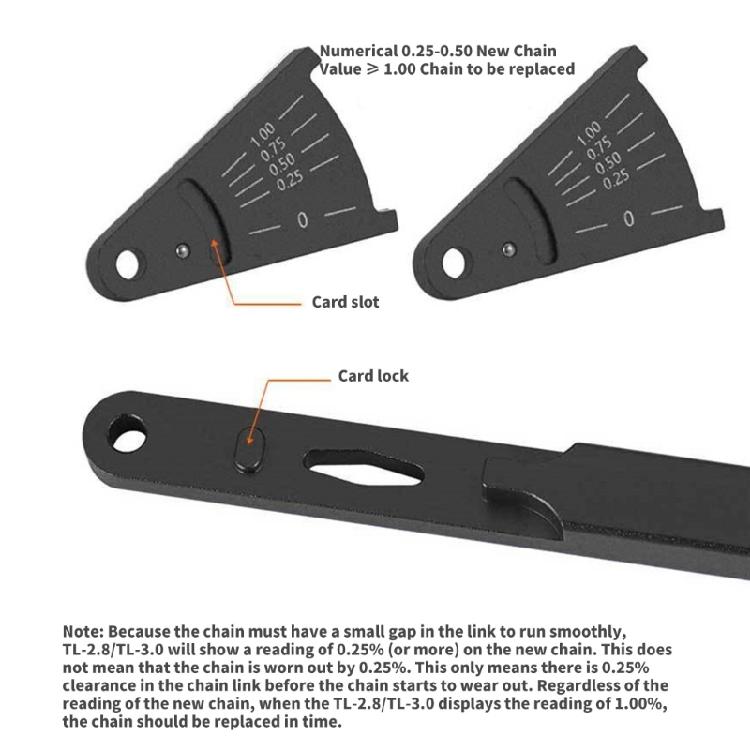 Professional Cycling Chain Checking Tool Accuracy Engineered Aluminum Alloy Wear Gauge for Efficiency Cycling Accessorie