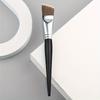 Beveled Shaped Blade Flat Foundation Brush Black Makeup Brushes Professional Women Face Base Liquid Foundation Cosmetics Brush