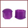 20pcs 21mm Universal Purple Plastic Car Wheel Nut Lug Hub Screw Rim Bolt Covers Dust Protection Caps with Removal Tool Clip Replace Parts