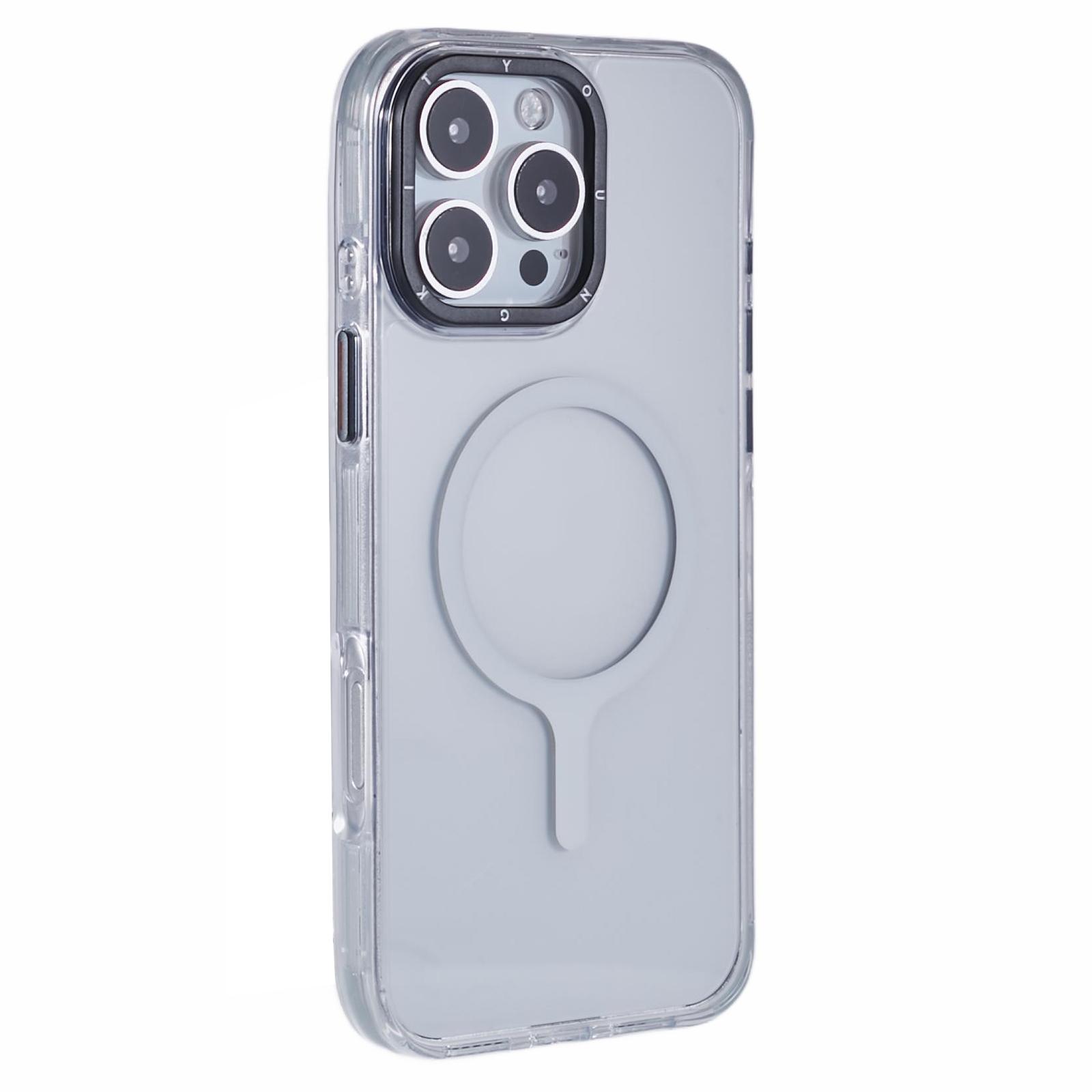 

YOUNGKIT For iPhone 16 Pro Case Compatible with MagSafe Drop Proof Glossy TPU+TPE Phone Cover C