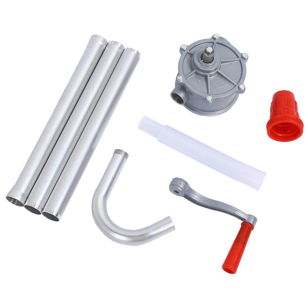 Hand Diesel Transfer Pump Aluminum Alloy for Gasoline Fuel Hydraulic Oil Kerosene 32mm