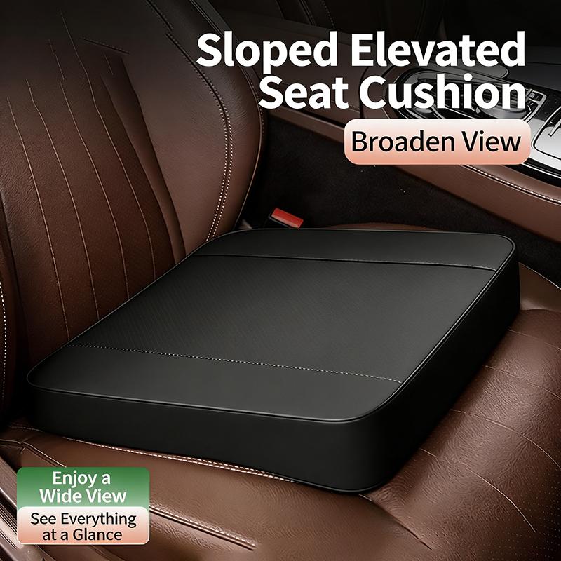 Cuscino per Seggiolino Auto Inclinato Rialzo Altezza Seduta Traspirante Tappetino Anti-Fart Rialzo Regolabile per Seggiolino Auto