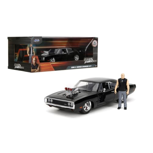 

1:24 F&F DOM S 1970 DODGE CHARANGER R/T с ДОМИНИКОМ ТОРЕТТО Форсаж Литой автомобиль