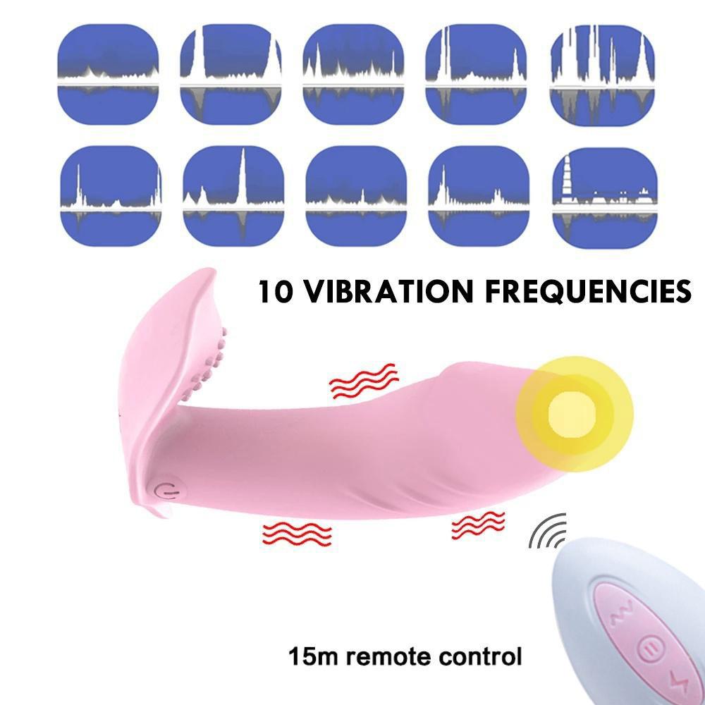 Trådløs fjernkontroll Dildo Vibrator Truser for Kvinner Klitstimulator Voksen Sex Maskinbutikk Kvinnelig Klitoris Onani Erotisk leketøy