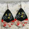 Halloween Ear Drops Ear Jewelry Drop Earrings Ear Accessories Dangle Earrings Acrylic Material Perfect for Halloween