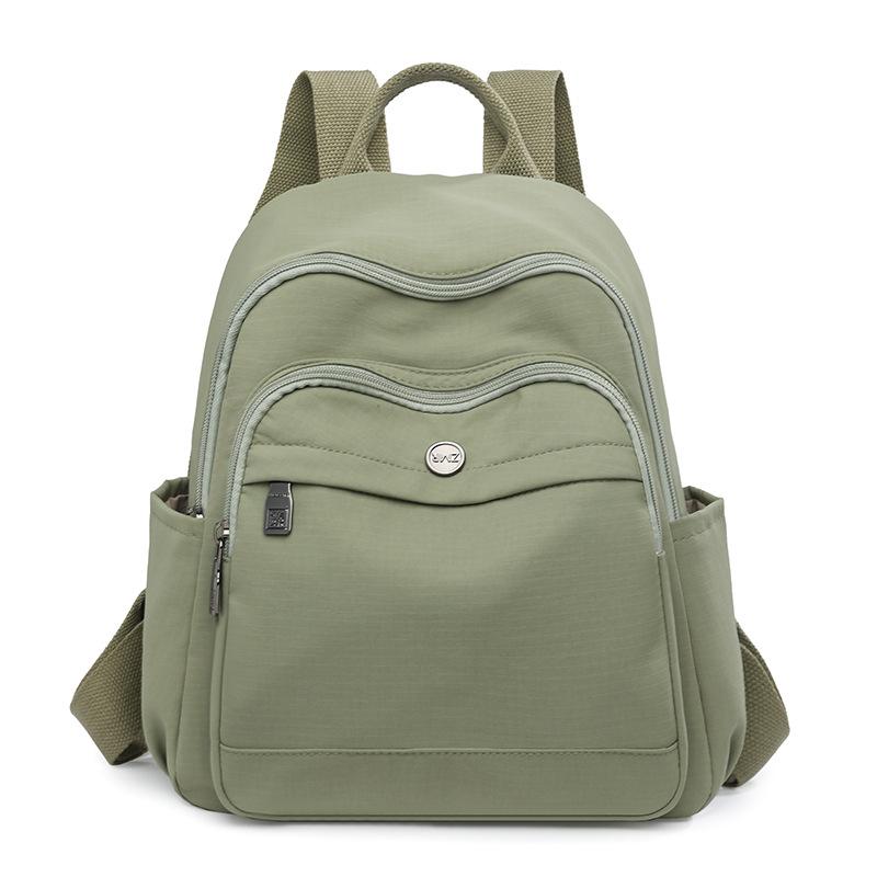 

Женский рюкзак нейлоновый школьный рюкзак для студенток легкая дорожная сумка зелёный