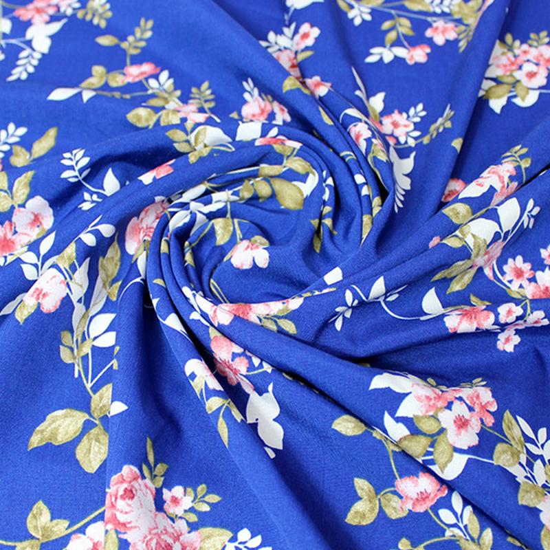 100x150cm Vintage Small Floral Print  Fabric Pastoral Style Thin Chiffon Polyester Sewing Dress Shirt Pajamas Handmade Crafts