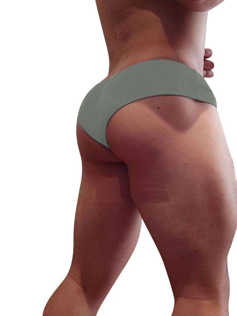 Low Rise Mens Briefs Sexy Thong Underwear for Men Soft Breathable Comfortable Panties