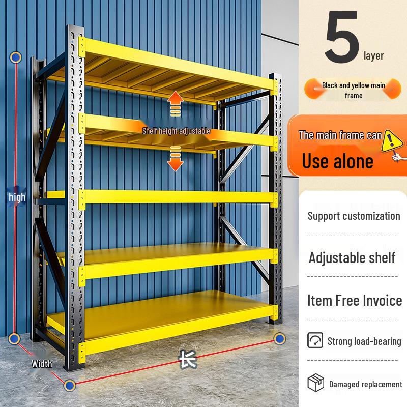 Heavy-Duty Multi-Layer Storage Racks for Commercial and Garage Use