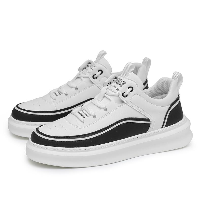 Fashion Italian Men Leather Casual Minimalist Shoes Fashion 2024 New Designer Handmade Outdoor Flat Shoes Leisure Walk Vulcanized Shoes