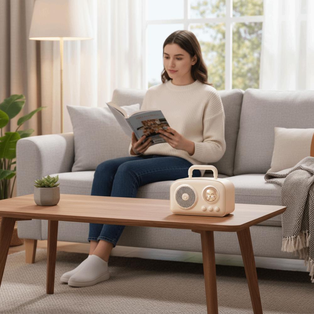 Waterproof Mini Retro Bluetooth Speaker USB Interface Wireless Speaker Portable Speaker Travel