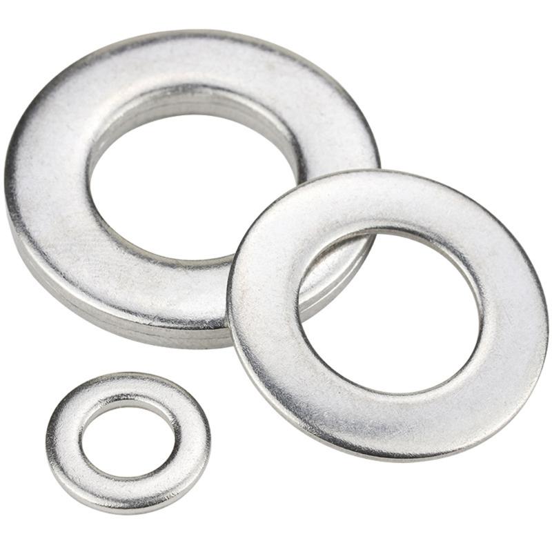 M10 Stainless Steel Flat Washers 1.5mm Suitable for Various Applications in Engineering and Repair Interior Door Hinges