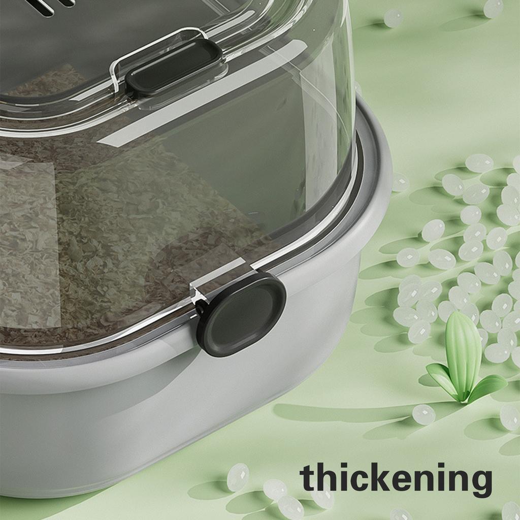 Klatka dla chomika Deluxe Willa z wentylowanym topem dla małego zwierzaka świnki morskiej jeża domowa klatka dla zwierząt domowych do użytku wewnątrz z przezroczystą pokrywą