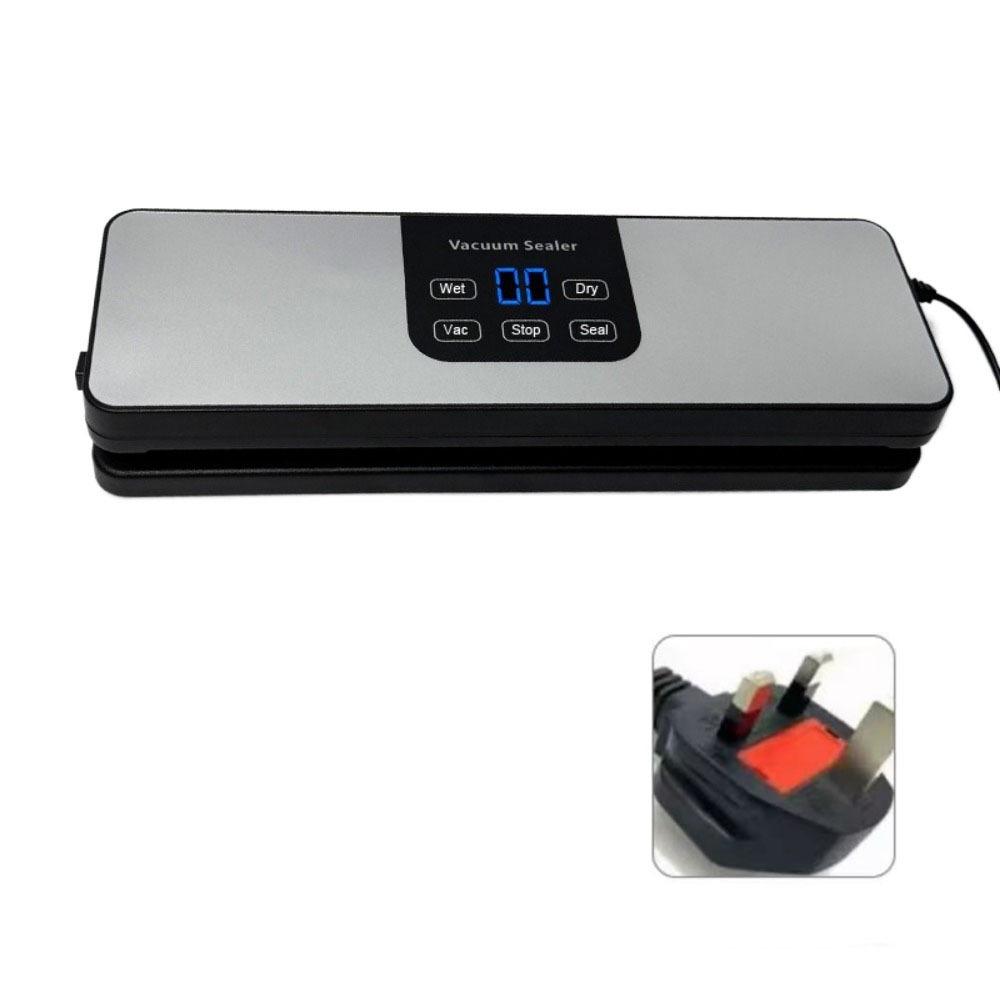 Touch Buttons Electric Vacuum Sealer Digital Display Food Sealer Vacuum Packaging Machine Picnic