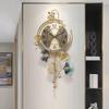 Chinese Style Retro Wall Clock with Silent Sweep Movement