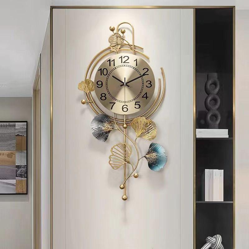 Chinese Style Retro Wall Clock with Silent Sweep Movement