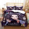 Demon Slayer-Bezug, Digitaldruck, Polyester, Bettwäsche-Sets, Kinder-Kind-Bezüge, Jungen-Bettwäsche-Set für Teenager, King-Size-Bettwäsche-Set