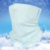 Summer Cycling Face Guard Neck Gaiter Windproof UV Protection Breathable Cooling Ice Silk Men Women Outdoor Bandana Neck Scarf Face Shield