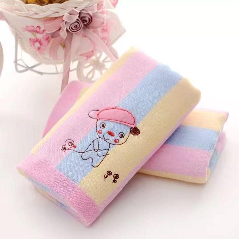 

Самое продаваемое тканевое полотенце марлевое жаккардовое утолщенное мягкое впитывающее полотенце для умывания 2024 Самое продаваемое предметы первой необходимости логотип вышитый Puppy color mixing 34.0x74.0cm