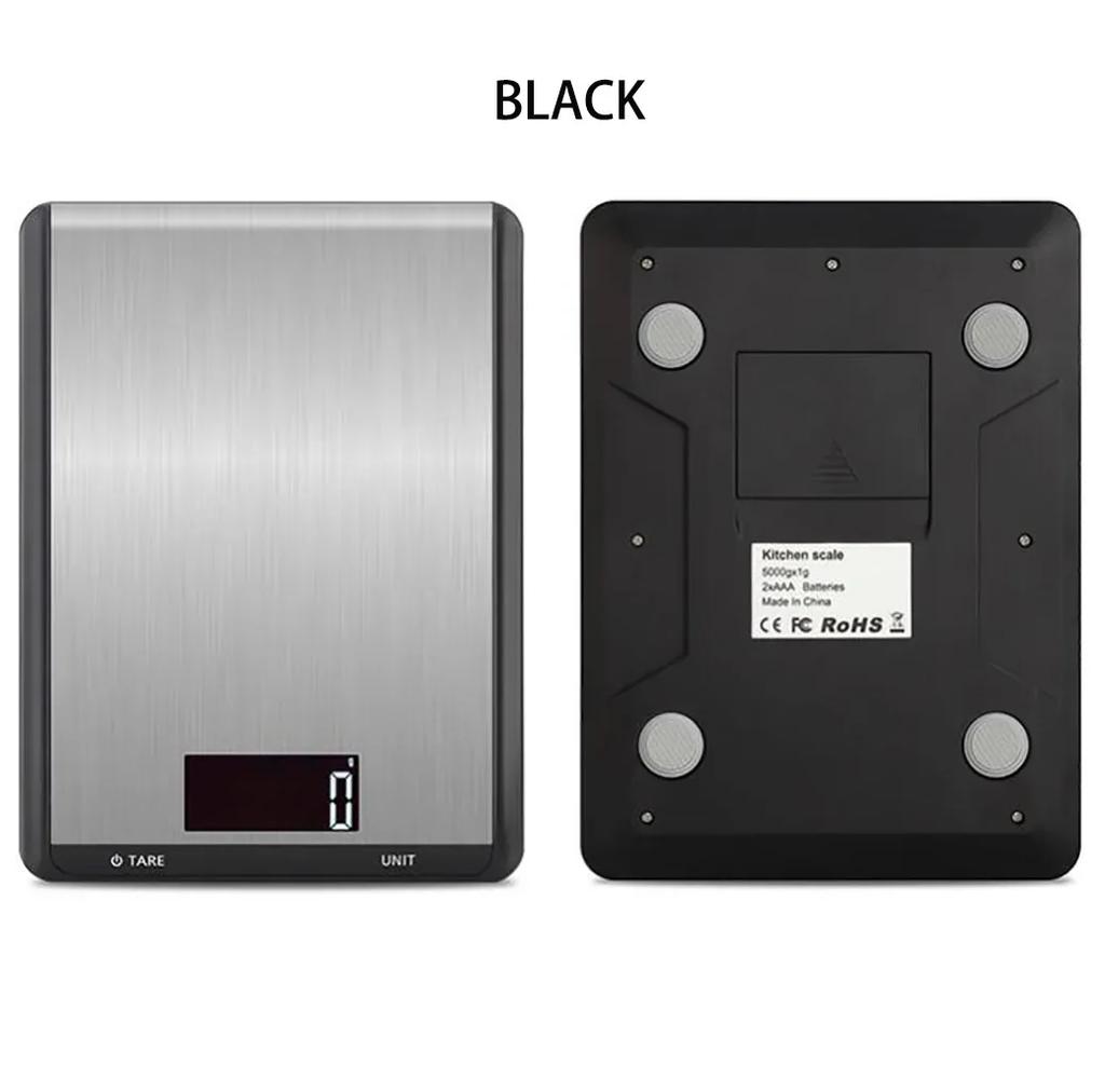 Kitchen Scale 10Kg/1g Weighing Food Coffee Balance Smart Electronic Digital Scales Stainless Steel Design for Cooking and Baking