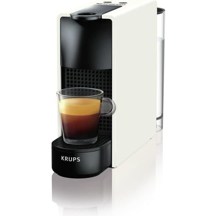 Machine À Café - KRUPS - XN1101K - Essenza Mini - Blanc - Compatible Nespresso - 19 Bars