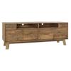Meuble De Télévision - DKD Home Decor - Pin Naturel - 180 X 48 X 65 Cm - 4 Portes - 4 Tiroirs