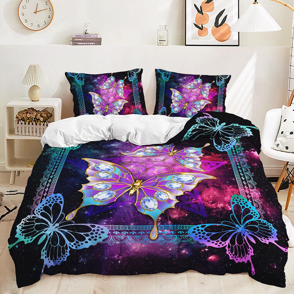 

Серія Butterfly Doona/Ковдра/Підковдра Односпальний/Двоспальний/Королівський комплект постільної білизни King 220x240cm