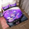 Anime Omori Printed Bedding Set All Seasons Double Duvet Cover Set Twin King Size Bedclothes Home Textile