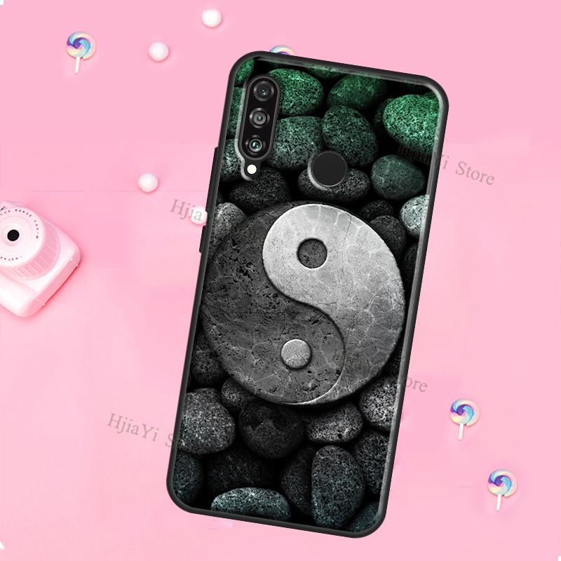 Yin Yang Black White For Huawei Honor Magic 5 Lite X8 X9 X8a X9a 50 70 P20 P30 P40 P50 P60 Pro P Smart 2019 Case