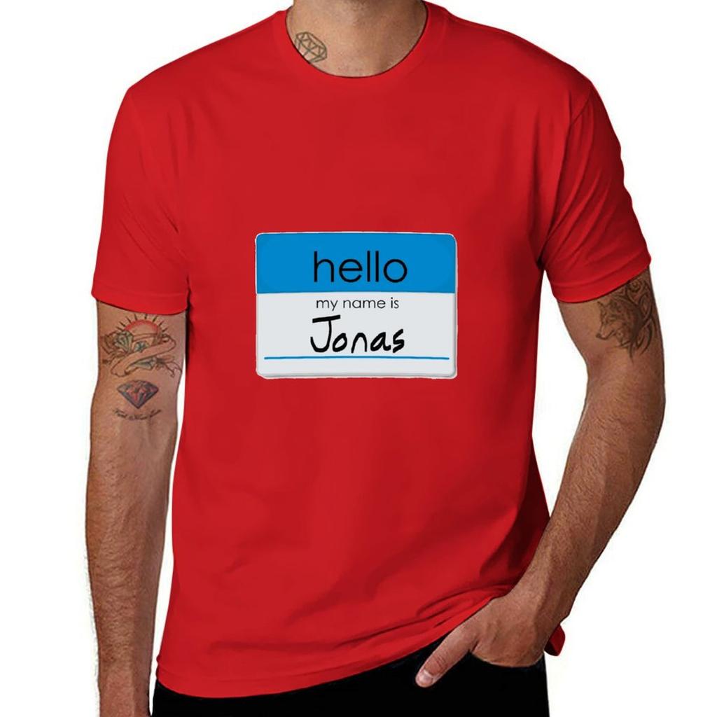 Weezer My Name Is Jonas T-Shirt Kawaii Clothes Anime Clothes Plus Sizes T Shirt for Men