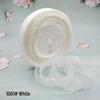 Cinta de Hilo de Nieve Transparente de 1,2 cm para Manualidades: Ganchillo, Accesorios para el Cabello, Lazos, Regalos, Empaque para Pasteles y Cajas, Cinta de Seda
