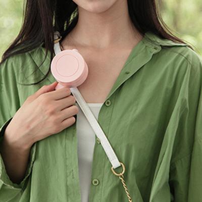 Hängender Hüftventilator 3 Geschwindigkeiten Blattlos Schaufellos Clip Sommer Elektrischer Luftkühlventilator USB-Aufladung 900mAh 2,1W mit USB-Kabel