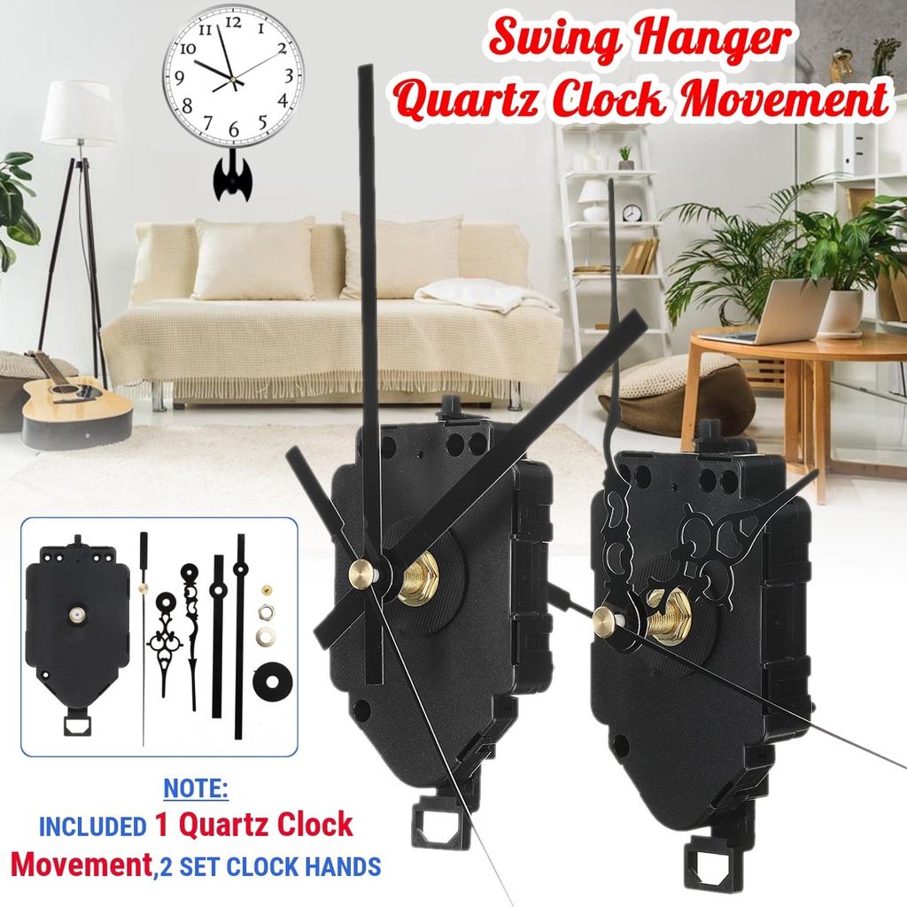 2 Set Replacement DIY Repair Quartz Clock Pendulum Movement Mechanism
