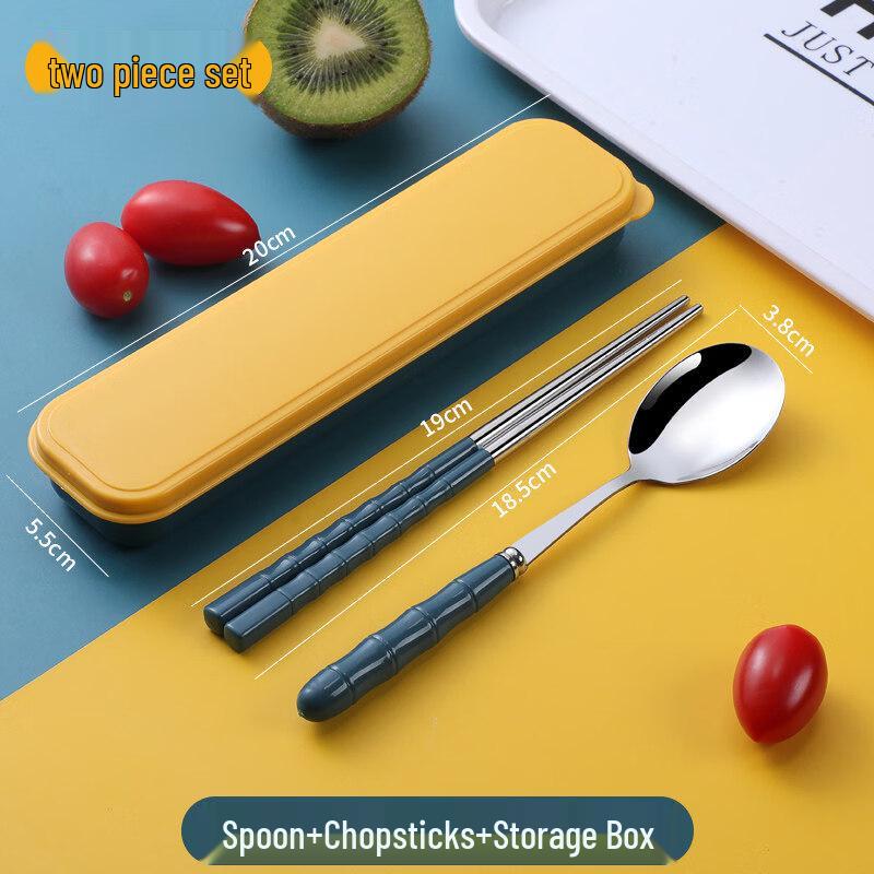 Antibacterial Portable Stainless Steel Cutlery Set