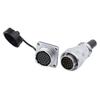 WEIPU WS24 TQ/Z Solar Solder Panel Waterproof Connector Male Plug Female Socket Quick Screw Lock 2 3 4 9 10 12 19 Pin Adapter