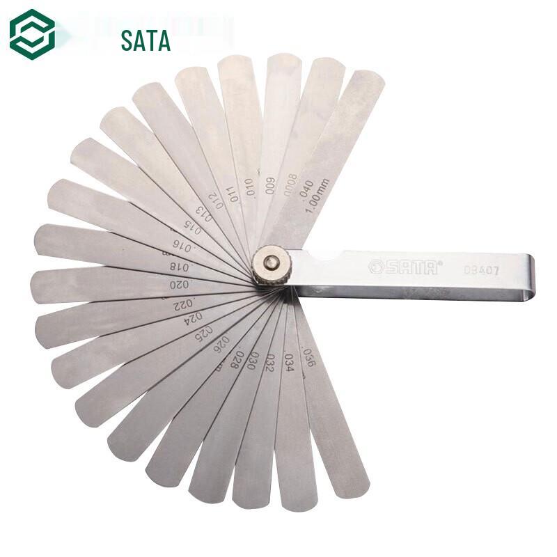 SATA 09407 Metric/Imperial Feeler Gauge Set