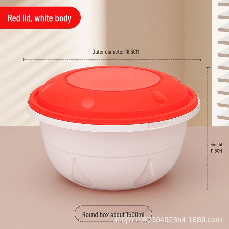 High-Quality Buckle Meal Box for Mala Tang, Hot Pot, and Pickled Fish - Thickened Round Anti-Theft Takeaway Soup Bowl