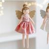 New Christmas Plush Angel Doll Pendant Ornaments Xmas Tree Hanging Decorations For Home Festive Party Decor 2025 New Year Gifts