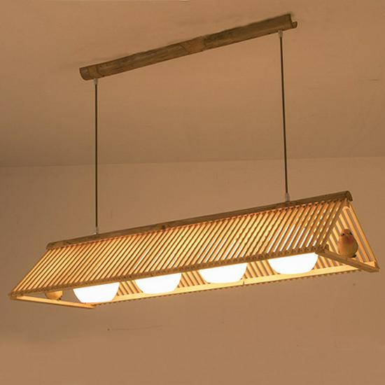 Retro Asian Tatami Pendant Light for Restaurants and Bars