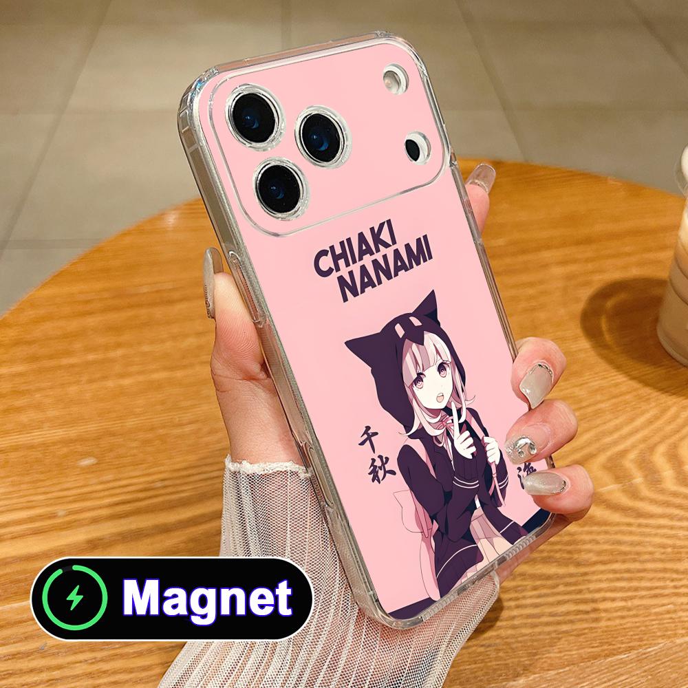 Danganronpa Chiaki Nanami Phone Case for iPhone 17 16 15 14 13 12 11 Air Pro Max Plus Mini Soft TPU Clear Magsafe Cover