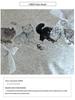 2026 Autumn Cat Print Girls' Long Sleeve T-shirt & Lace Waist Cargo Pants Set for Older Children